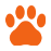 犬の肉球のアイコン